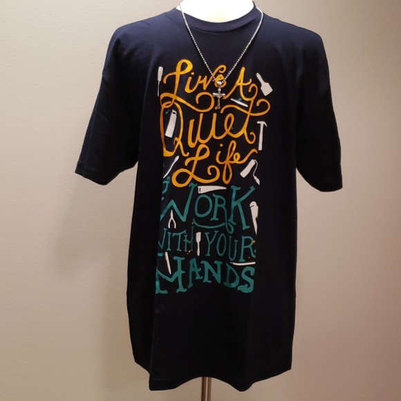 Grateful Other - MENS LARGE BLUE GRATEFUL COTTON TEE